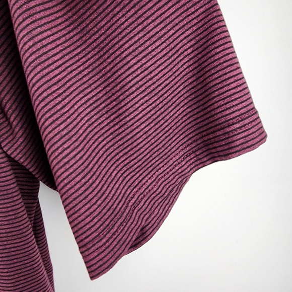 01.Algo Polo Shirt Mens XL Burgundy Black Performance Short Sleeve - Picture 5 of 6